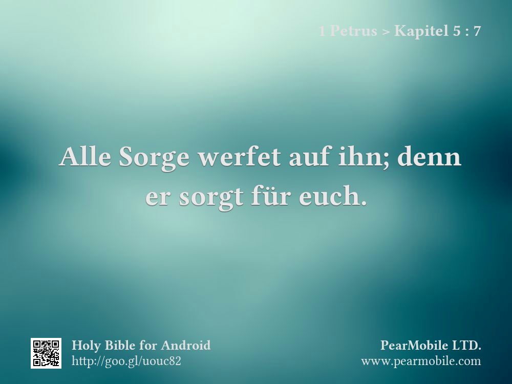 1 Petrus, Kapitel 5:7